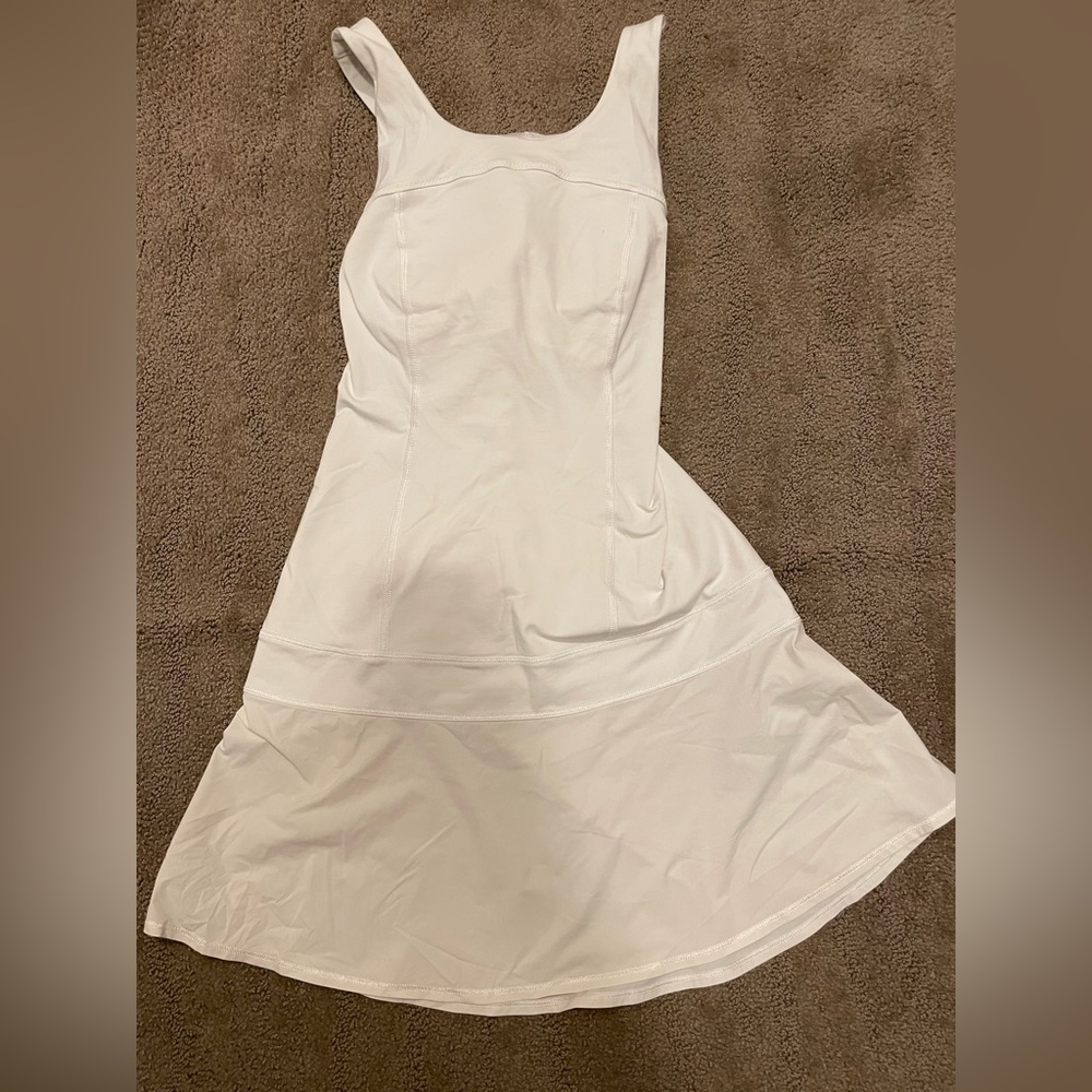 White Lululemon tennis dress